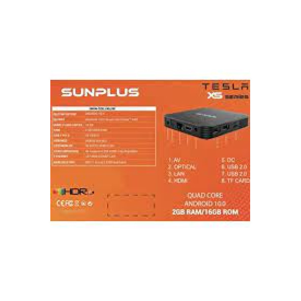 SUN PLUS TESLA XS SERİES ANDROİD BOX - Resim 2