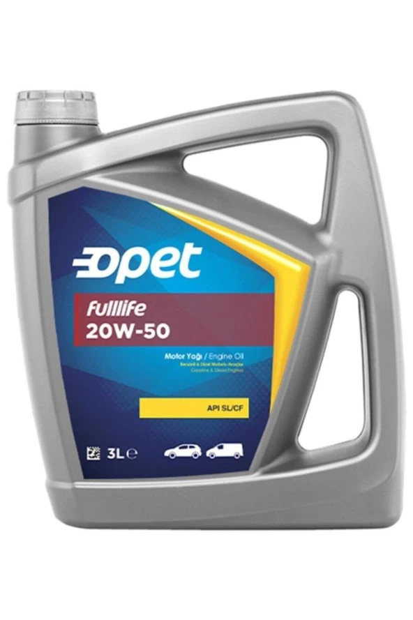 Fulllife 20w-50 3 Litre Şehir Içinde Optimum Yağlama ürün görseli 1