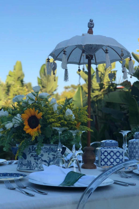 Prodiva Dekoratif Bali Şemsiyesi 80 Cm Krem ürün görseli 1