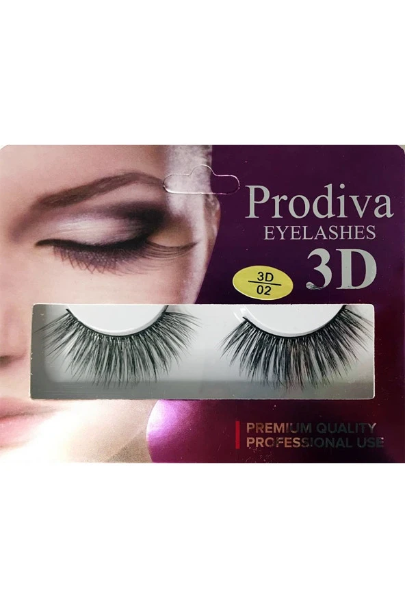 Prodiva Marka 10’lu 3d İpek Kirpik 2 No - Resim 4