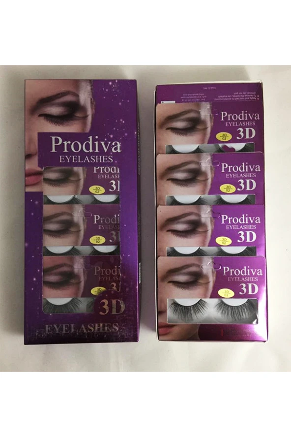 Prodiva Marka 10’lu 3d İpek Kirpik 2 No - Resim 7
