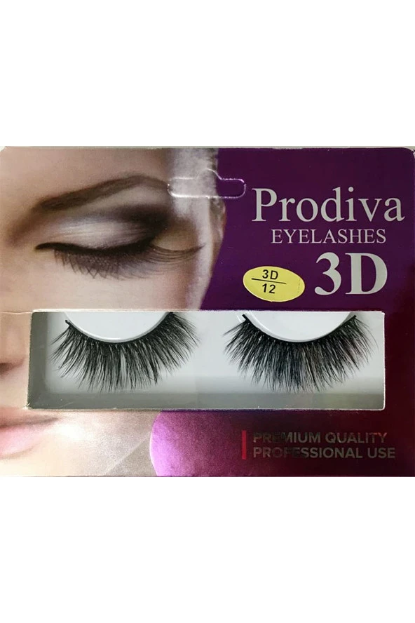 Prodiva Marka 10’lu 3d İpek Kirpik 12 No - Resim 4