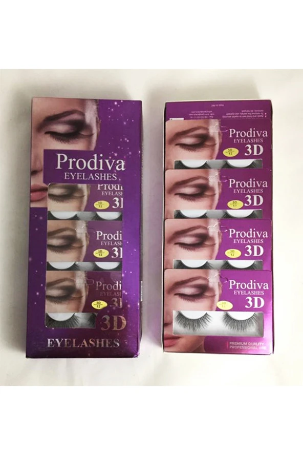 Prodiva Marka 10’lu 3d İpek Kirpik 12 No - Resim 7