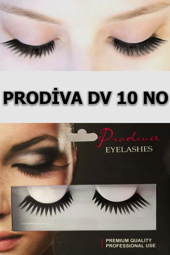Prodiva Marka Dv 10 Model Bütün Kirpikler, Takma Kirpik ürün görseli 1