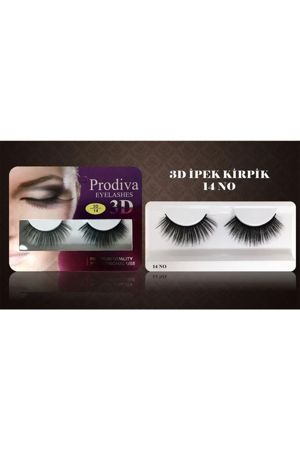 Prodiva Marka 10’lu 3d İpek Kirpik 14 No - Resim 4