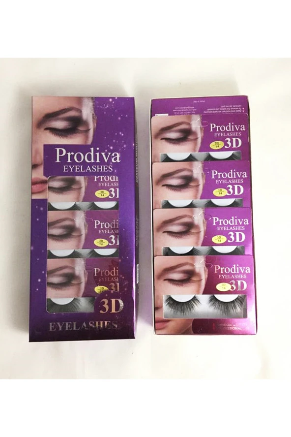 Prodiva Marka 10’lu 3d İpek Kirpik 14 No - Resim 6