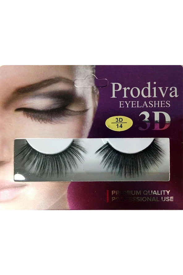 Prodiva Marka 10’lu 3d İpek Kirpik 14 No - Resim 7