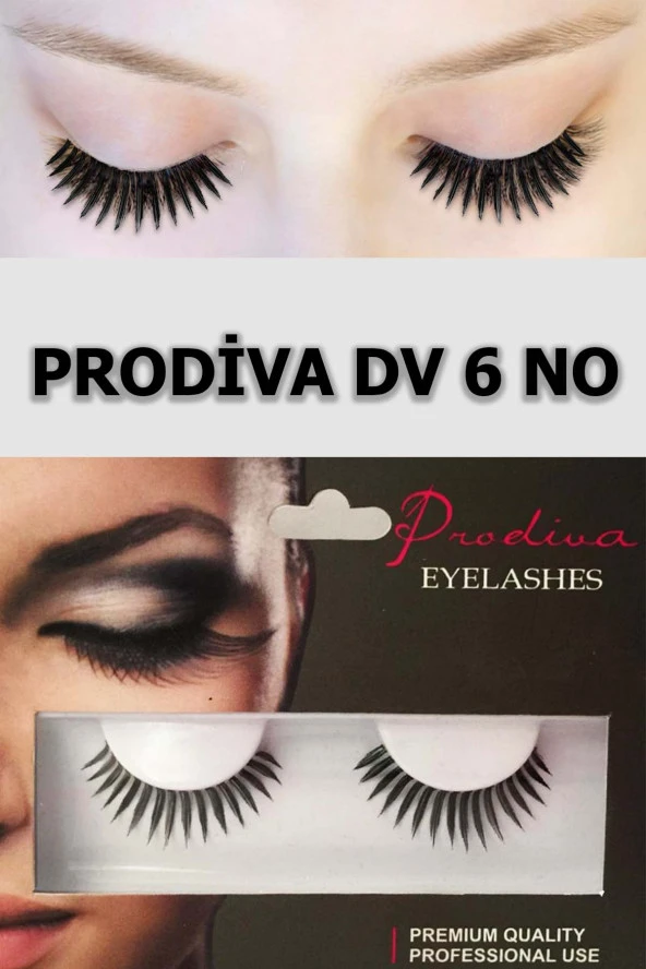 Prodiva Marka Dv 6 Model Bütün Kirpikler, Takma Kirpik ürün görseli 1