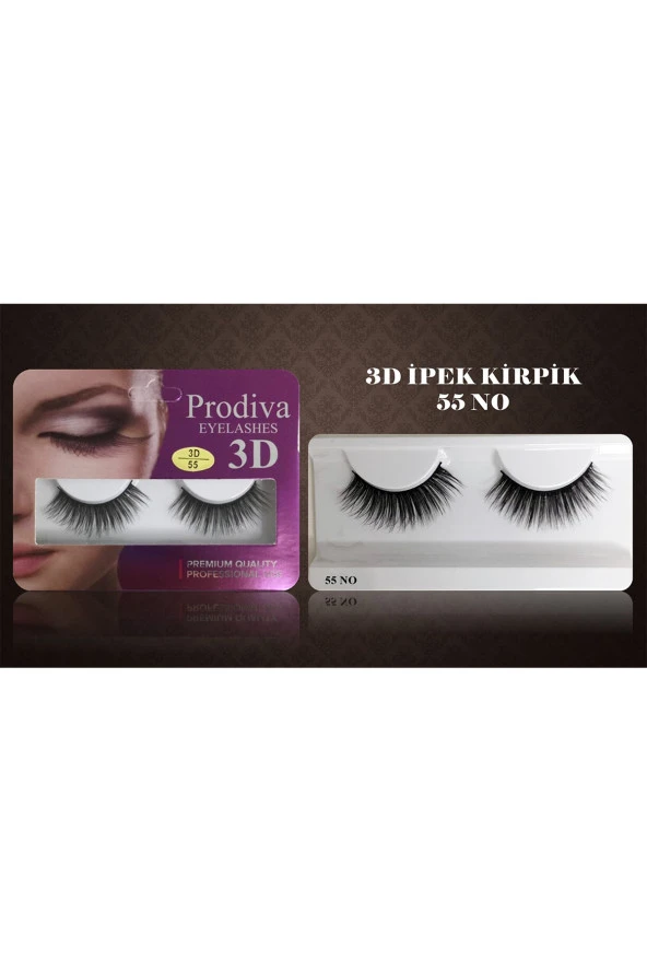 Prodiva Marka 10’lu 3d İpek Kirpik 50 No - Resim 4