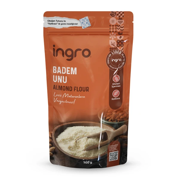 İngro Glutensiz Badem Unu (Zarsız) 700 g ürün görseli 1