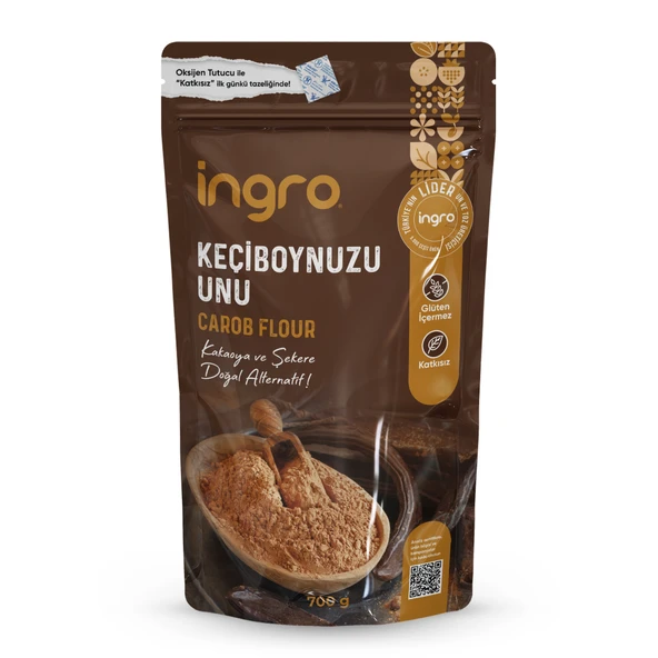 İngro Glutensiz Keçiboynuzu Unu 700 g ürün görseli 1