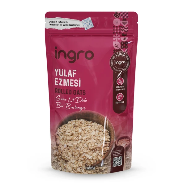 İngro Glutensiz Yulaf Ezmesi 500 g ürün görseli 1