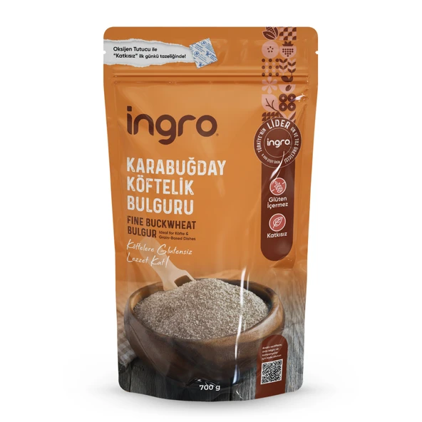 İngro Glutensiz Karabuğday Köftelik Bulguru 700 g ürün görseli 1