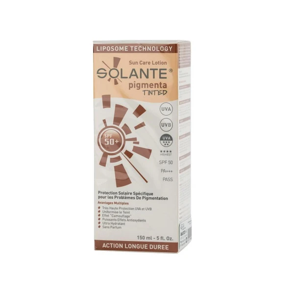 Solante Pigmnta Tinted Sun Care Lotion Spf50+ 150 Ml ürün görseli 1
