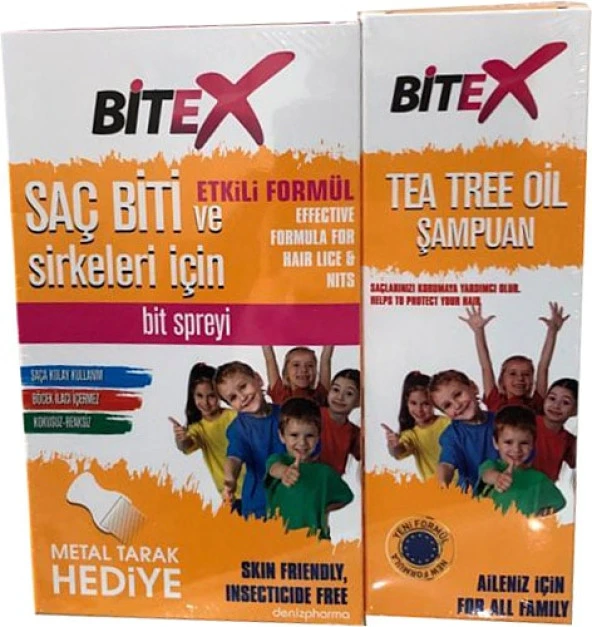 Bitex Bit Spreyi 100 Ml + Şampuan 150 Ml - Çelik Tarak Hediyeli ürün görseli 1