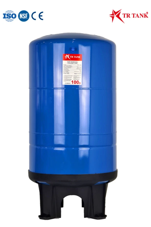 Trtank Profesyonel 100 Litre Dikey Ayaklı Nsf Membranlı Hidrofor Genleşme Tankı ürün görseli 1