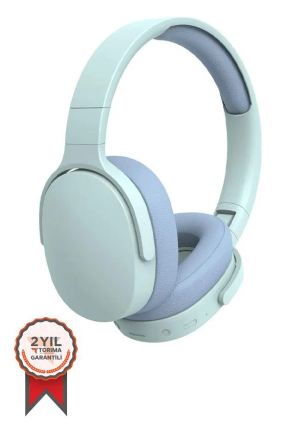 Torima P2961 Mavi Kulak Üstü Kablosuz Bluetooth Kulaklık Mavi ürün görseli 1