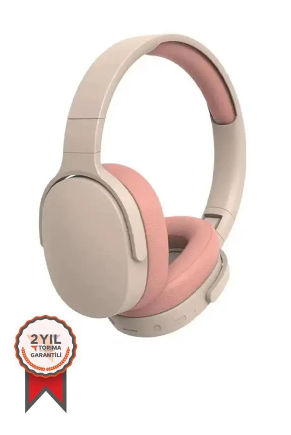 Torima P2961 Pembe Kulak Üstü Kablosuz Bluetooth Kulaklık Pembe ürün görseli 1
