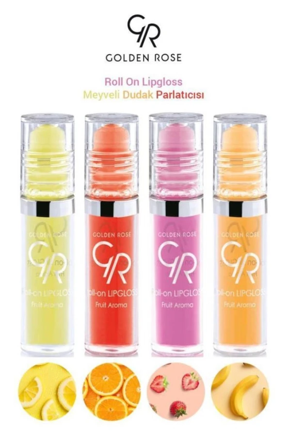 Golden Rose Roll On Lipgloss Meyveli Dudak Parlatıcı Seti 4lü Fırsat ( 86911901300 ) ürün görseli 1
