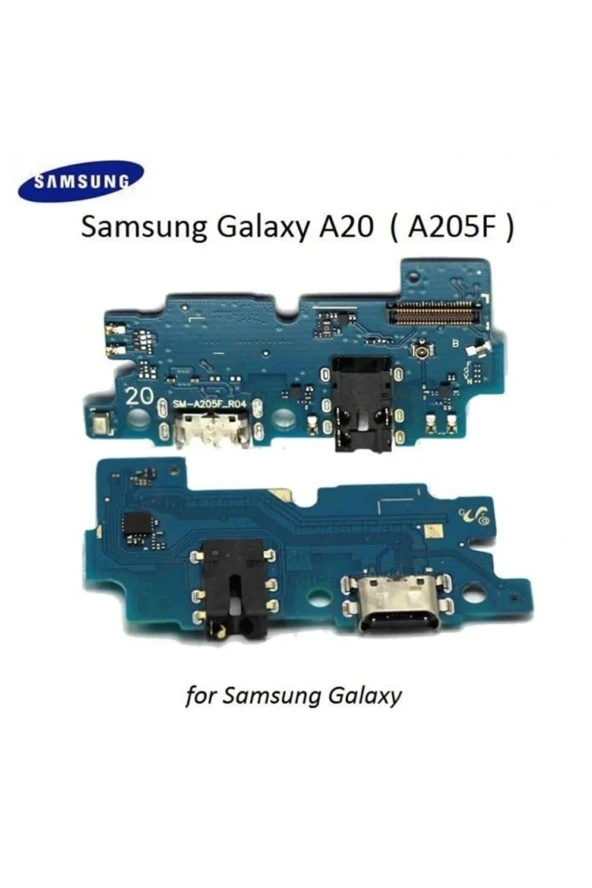 Galaxy A20 ( A205f ) Şarj Kulaklık Soket Mikrofon Bordu ürün görseli 1