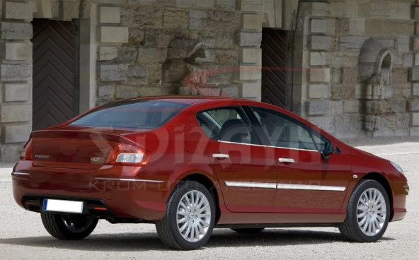 Peugeot 407 Krom için Yan Kapı Çıtası 4 Parça 2004-2010 ürün görseli 1