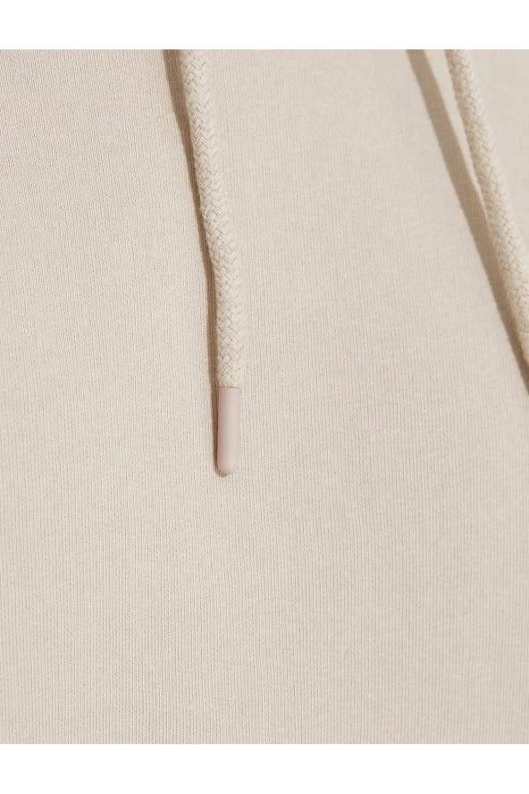 Basic Kapşonlu Sweat Uzun Kollu Şardonlu - Resim 12