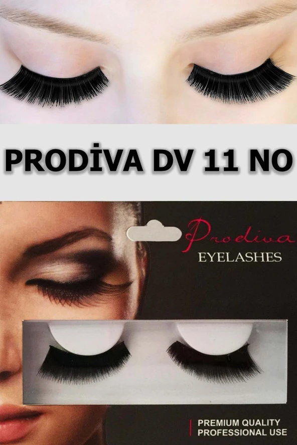 Prodiva Marka Dv 11 Model Bütün Kirpikler, Takma Kirpik ürün görseli 1