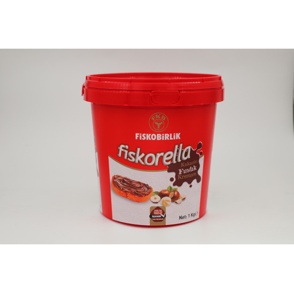 FİSKOBİRLİK FİSKORELLA KAKAOLU FINDIK KREMASI 1KG ürün görseli 1