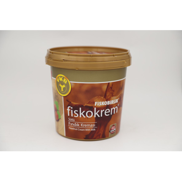 FİSKOBİRLİK FİSKOKREM SÜTLÜ FINDIK KREMASI 1KG ürün görseli 1