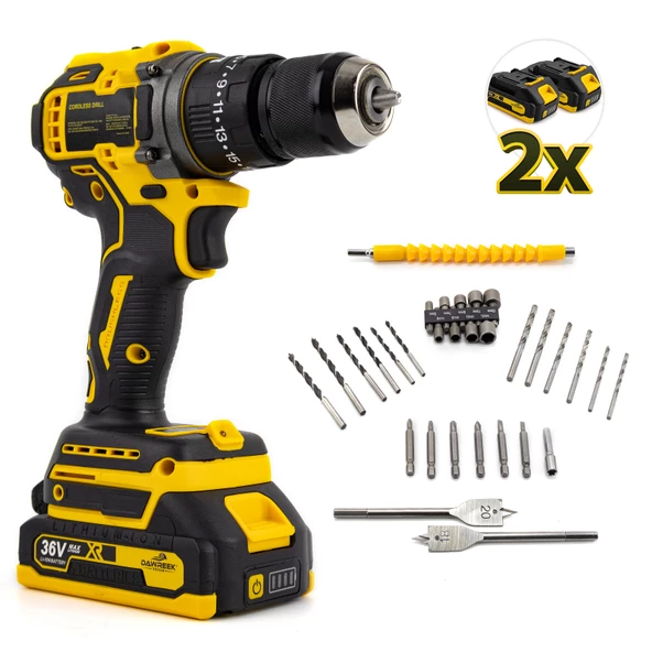 10mm Yellow Kömürsüz Vidalama - Resim 2