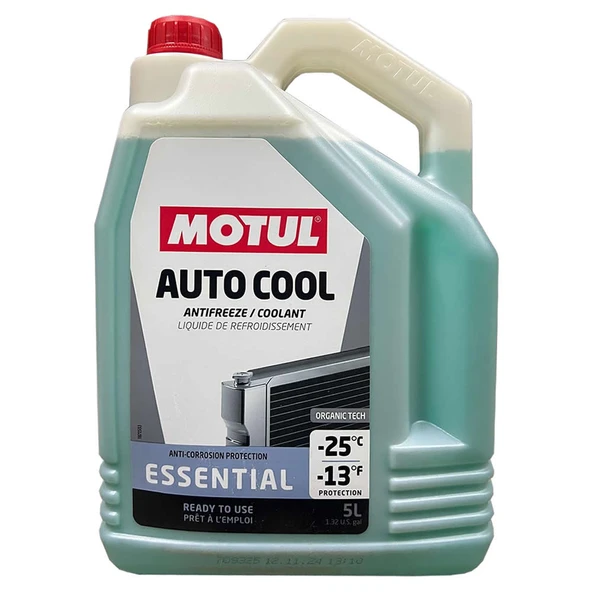 Motul Auto Cool Essential 5 Lt Yeşil Antifriz ürün görseli 1