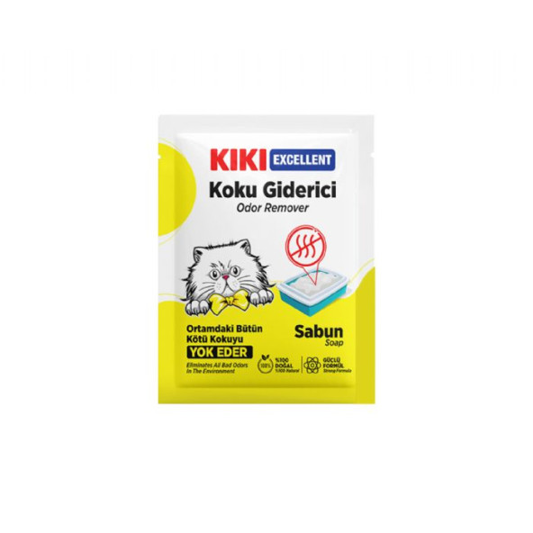 Kiki Excellent Kedi Kumu Koku Giderici Sabun Kokulu 5 Adet 25 gr ürün görseli 1