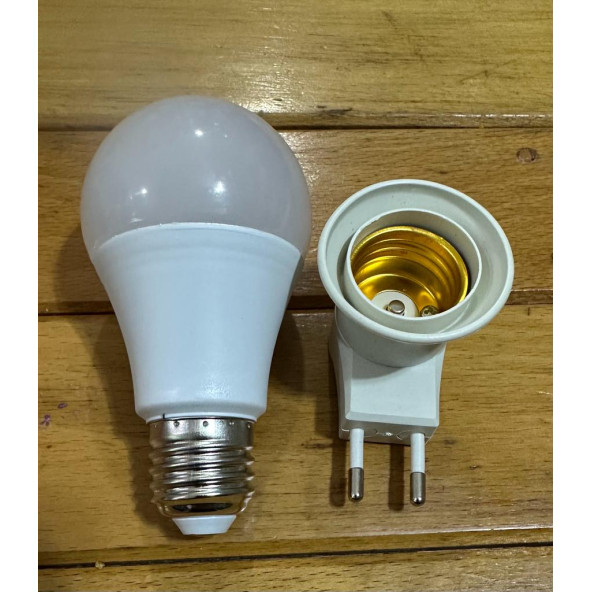 1 ADET 10W LED AMPUL 1 ADET ANAHTARLI FİŞLİ DUY ürün görseli 1