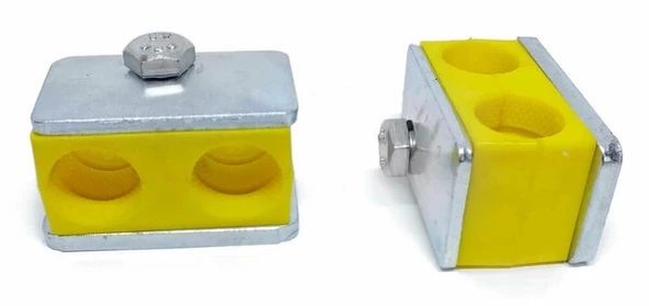Hidrolik Boru Kelepçesi İkiz Tip 22mm ürün görseli 1