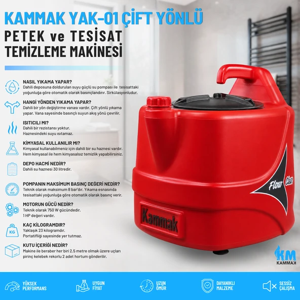 YAK-01 Çift Yönlü Petek Temizleme Makinesi ürün görseli 1