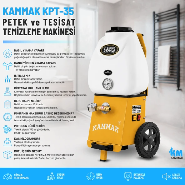 Kammak KPT-35 Petek Temizleme Makinesi ürün görseli 1