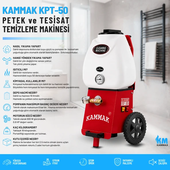 Kammak Petek Temizleme Makinası KPT-50 Isıtıcılı ürün görseli 1