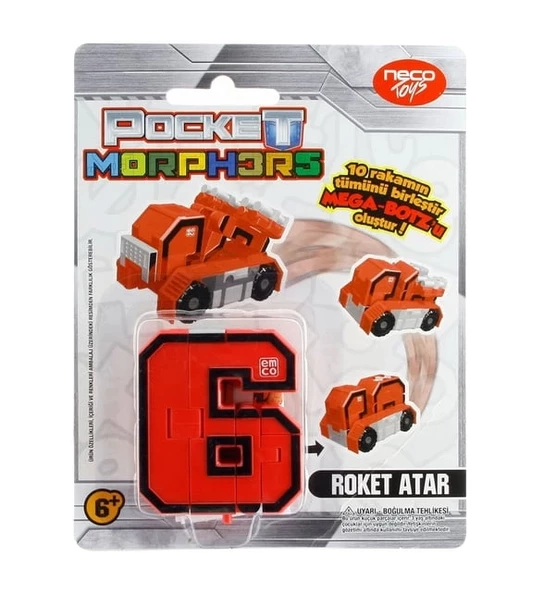 NECO TOYS Pocket Morphers 6-Roket Atar - Resim 2