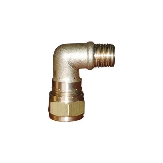 Sarı Pirinç Yüksüklü Dirsek 8mm - 1/2 - Resim 4