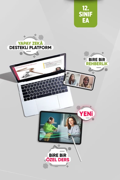 Raunt Premium YKS 2027 Eşit Ağırlık Hazırlık Seti (Sadece Dijital Lisans) - Yapay Zeka Destekli TYT AYT Sözel Online Eğitim Paketi (30 Canlı Özel Ders + Birebir Sınav Koçluğu Dahil) ürün görseli 1