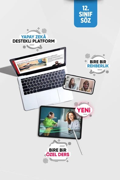 Raunt Premium YKS 2027 Sözel Hazırlık Seti (Sadece Dijital Lisans) - Yapay Zeka Destekli TYT AYT Sözel Online Eğitim Paketi (30 Canlı Özel Ders + Birebir Sınav Koçluğu Dahil) ürün görseli 1