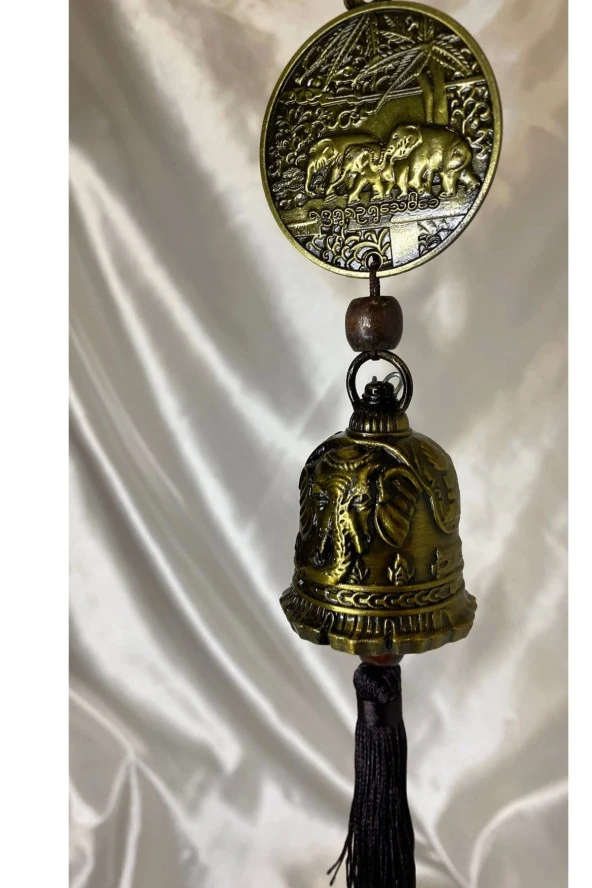 Feng Shui Bereket Şans Mutluluk Çanı Ejderha Kapı Çanı Deprem Çanı - Resim 3