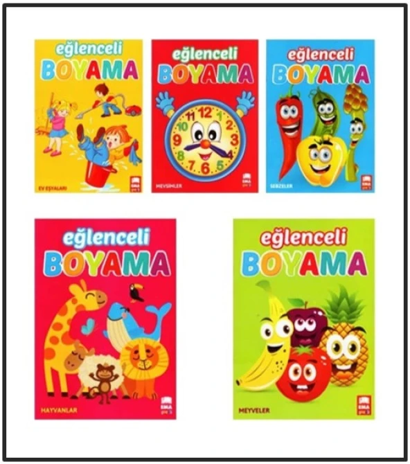 Ema Çocuk - Eğlenceli Boyama - 2 faklı kitap ürün görseli 1