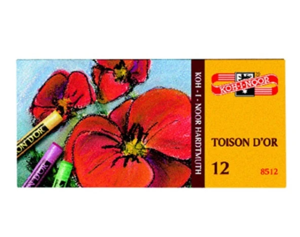 Kohinoor Toison D Or Toz Pastel Boya 12Li ürün görseli 1