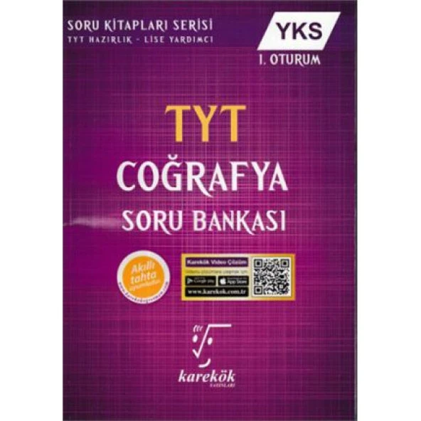 Karekök TYT Coğrafya Soru bankası Kitabı ürün görseli 1