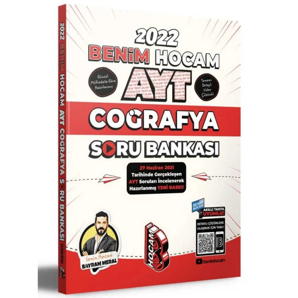 Benim Hocam Ayt Coğrafya Soru Bankası ürün görseli 1