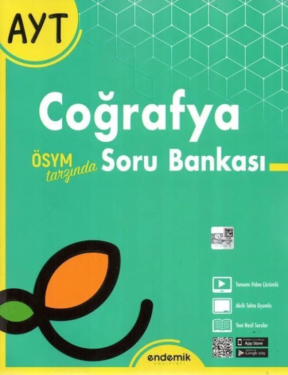 Endemik Ayt Coğrafya Soru Bankası ürün görseli 1