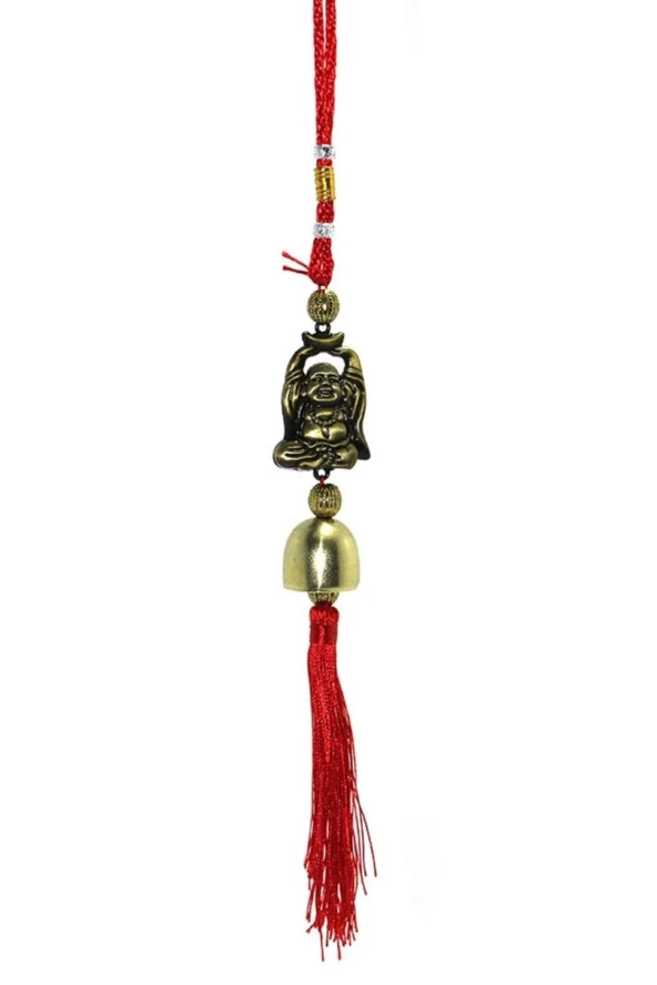 Feng Shui Bereket Şans Mutluluk Çanı Budha Buda Buddha Para Kapı Çanı Deprem Çan ürün görseli 1