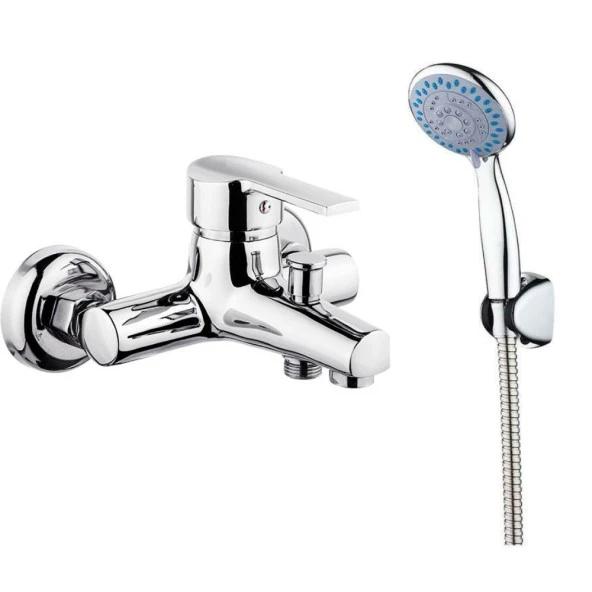 Banyo Bataryası Ve Duş Musluğu Seti 150 Cm Uzunluğunda 5 YIL Garantili Banyo Bataryası ürün görseli 1