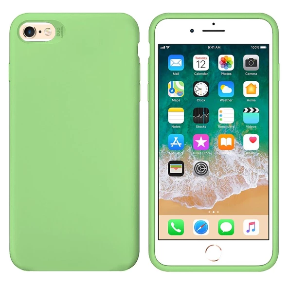 iPhone 7 / 8 Kılıf FitCase PremiumS Silikon Arka Kapak - Resim 9